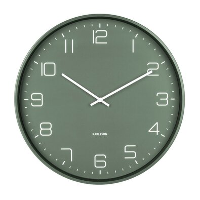 Karlsson 5751GR designové nástěnné hodiny, pr. 40 cm