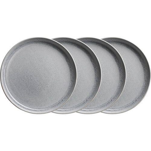 Mäser Set de farfurii de desert 4 bucăți AQUATA – 21 cm, gri