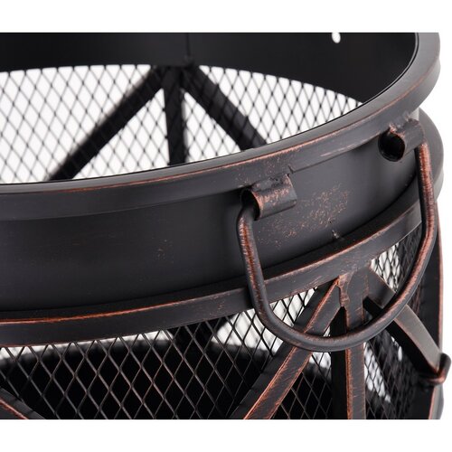 LUND TO-99702 Gartenfeuerstelle 2in1, 42 cm