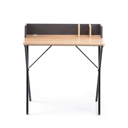 Homede Písací stôl Glam dub, 80 x 50 x 84 cm