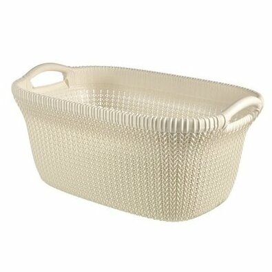Curver Koš za čisto perilo KNIT 40 l, bela