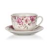 Banquet Keramiktasse mit Untertasse Rose 240 ml