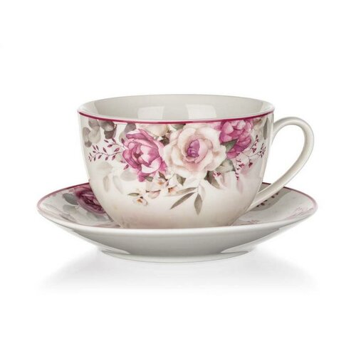 Banquet Ceramiczna filiżanka z spodkiem 240 ml