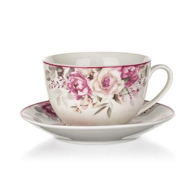 Banquet Ceramiczna filiżanka z spodkiem 240 ml
