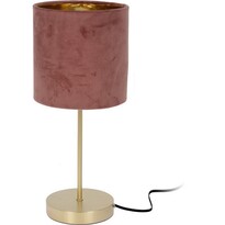Aveleda asztali lámpa, rózsaszín, 18 x 42 cm