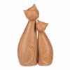 Dekoration „Katzen“, 11 x 6 x 17 cm, 2er-Set, Polyresin
