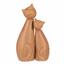 Decorațiuni Pisici, 11 x 6 x 17 cm, set de 2bucăți, poliresină