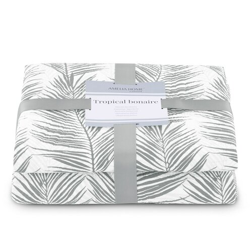 AmeliaHome Prekrivalo za posteljo Tropical Bonairesiva, 220 x 240 cm