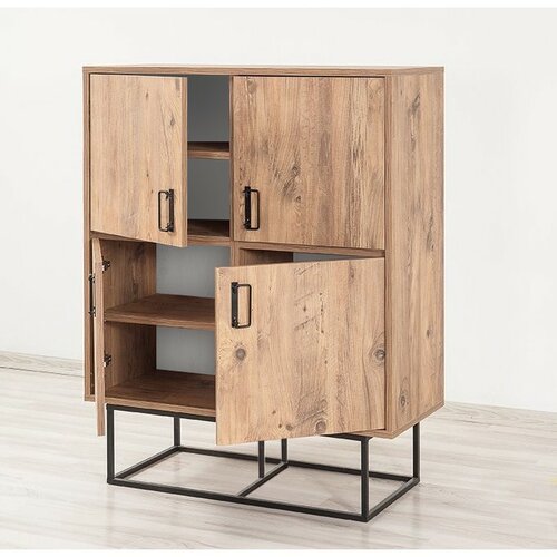 Schrank Quantum Atlantic Pine and Black