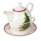 Altom Porcelanowy zestaw do herbaty dla 1 osoby Christmas tree