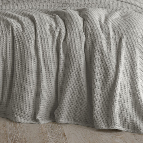 4Home Tagesdecke aus Baumwolle Claire Grau, 220 x 240 cm