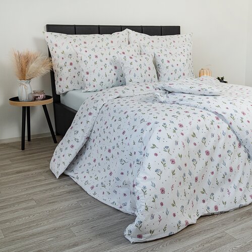 Kvalitex Krepp-Bettwäsche Sommerwiese, 140 x 200 cm, 70 x 90 cm
