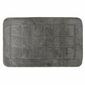 RIDDER 1712300 Delhi Badematte mit Anti-Rutsch 50 x 80 cm, dunkelgrau