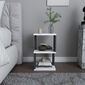 Приліжковий столик Carter White Anthracite