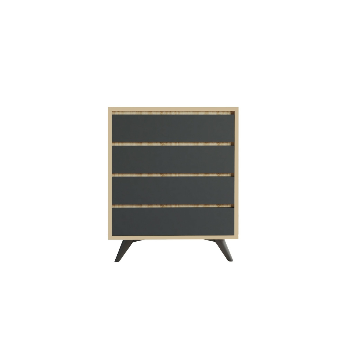 Komoda Suvera Oak and Anthracite
