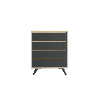 Komoda Suvera Oak and Anthracite
