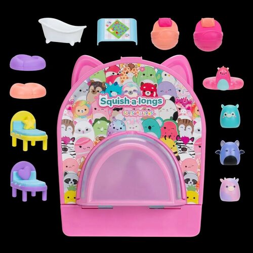Squish și longs set de figurine cu rucsac
