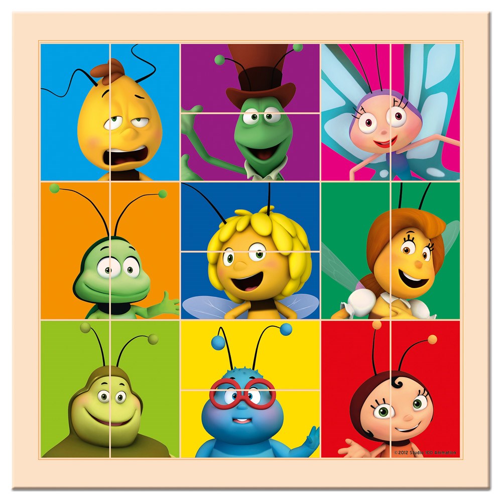 Bino Puzzle hlavičky - Včelka Mája