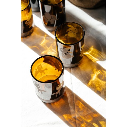 Set 6 pahare Animal Collection, 350 ml