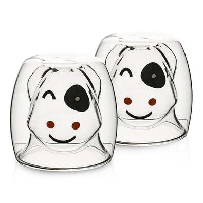 4Home Thermogläser Hot&Cool Happy Cow 210 ml, 2 St.