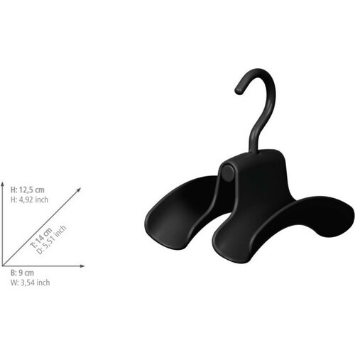 Wenko 3er-Set Handtaschenhalter Herkules