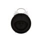 Karlsson 6019WH dizajnové stolové hodiny/budíkbiely, priemer 30 cm