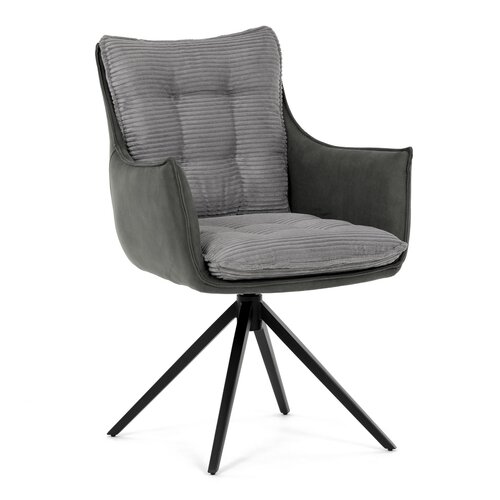 Set de scaune de sufragerie cu mecanism deîntoarcere DCH-D1345 GREY2, 2 buc.