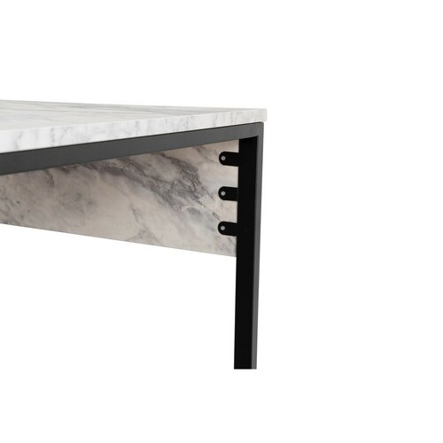 Biurko Twin Freesia Marble and Black