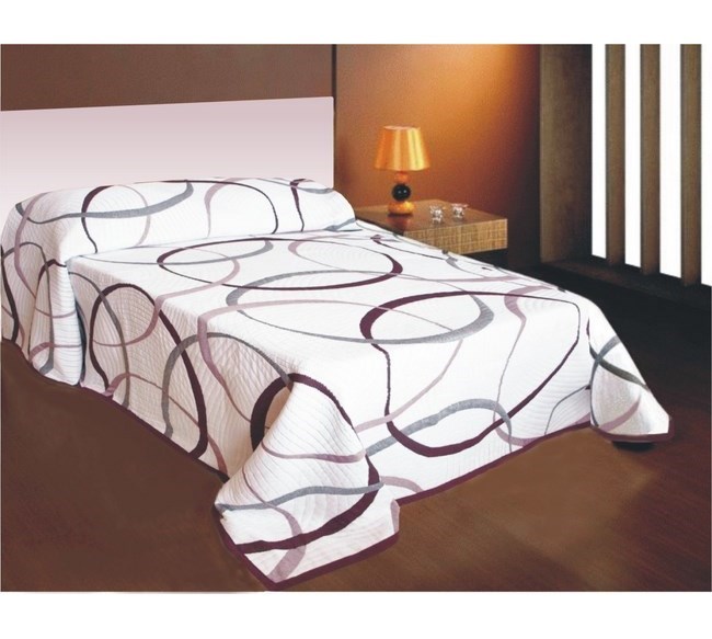 Prehoz na posteľ May fialový, 240x260 cm, Forbyt