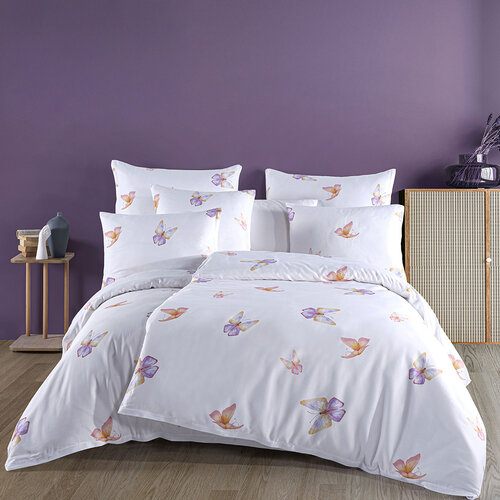 BedTex Saténové povlečení Flutter, 160 x 200 cm, 2 x 70 x 80 cm