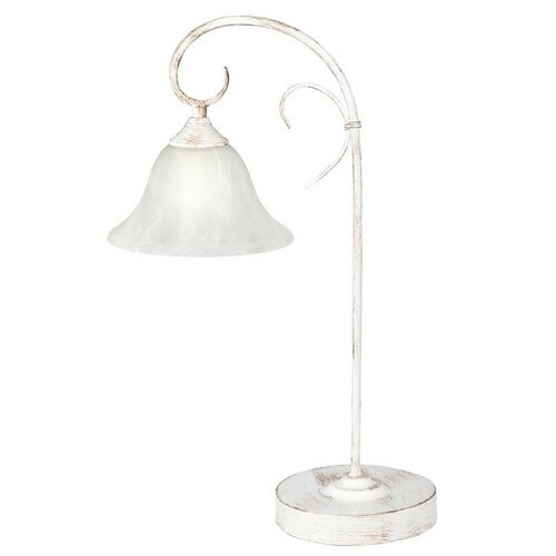 Rabalux 7187 rustikálna stolná lampa Katherine, biela