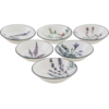 Set de 6 farfurii adânci din ceramică Herbal 18 cm