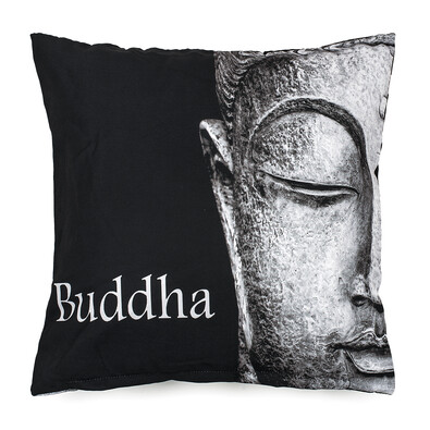 Poszewka na poduszkę Buddha face, 45 x 45 cm