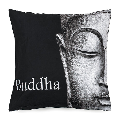 Párnahuzat Buddha face, 45 x 45 cm