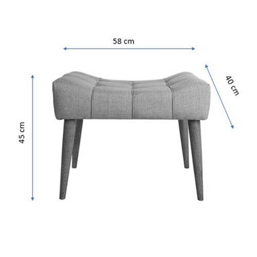 Hocker New Cool Saxe Blue