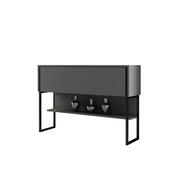 Comodă Luxe Anthracite and Black