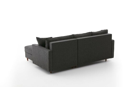 Sofa narożna Eva Prawa Antracyt