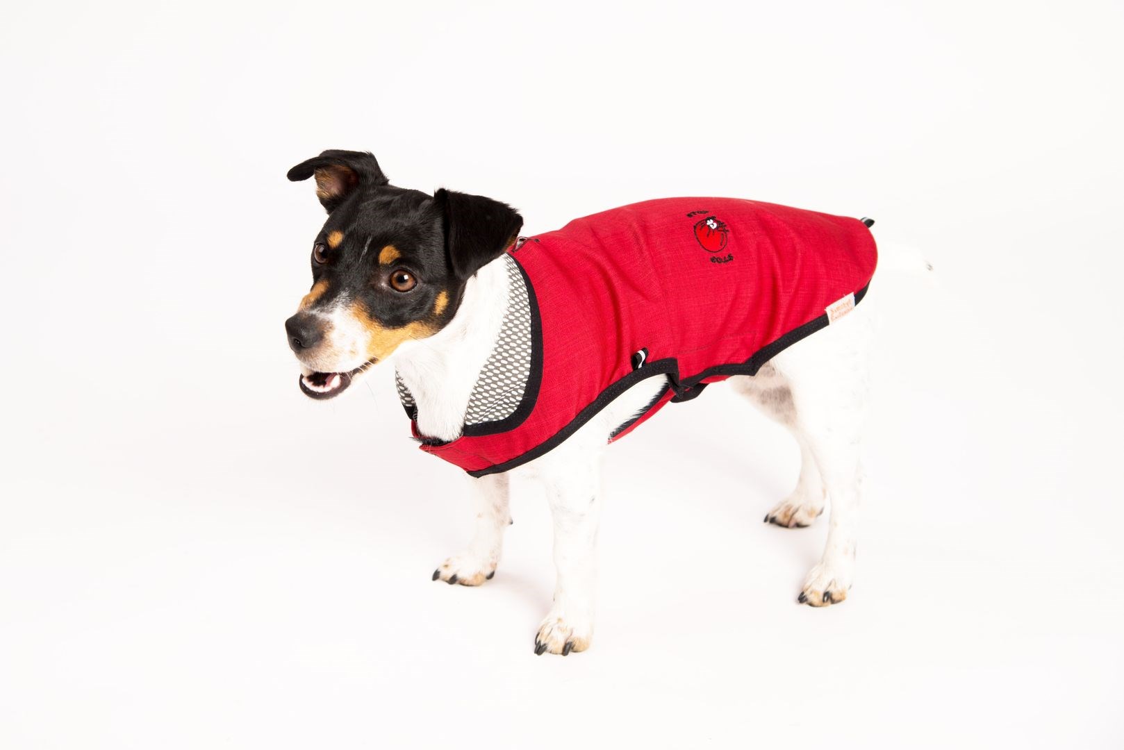 Samohýl exclusive Vesta softshell Stop Kliešť červená, 20 cm, 20 cm