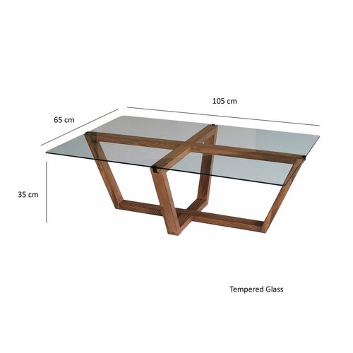 Konferenční stolek Amalfi Walnut