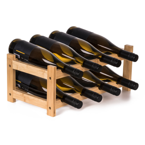 G21 Bambus-Weinregal, 8 Flaschen