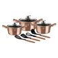 Berlinger Haus 10-Piece Pot Set Rosegold MetallicLine