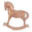 Dekorácia hojdací koník 19 cm, polyresin, imitácia dreva
