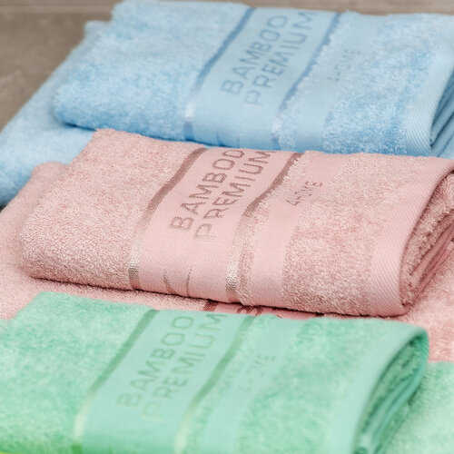 4Home Badetuch Bamboo Premium Rosa, 70 x 140 cm