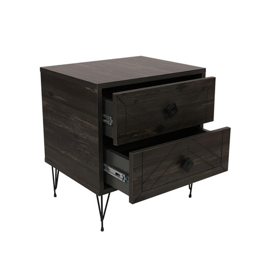 Nočný stolík Luna Dark Brown