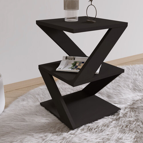 Odkládací stolek Albeni Black Oak