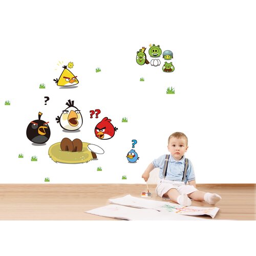 Samolepicí dekorace Angry Birds
