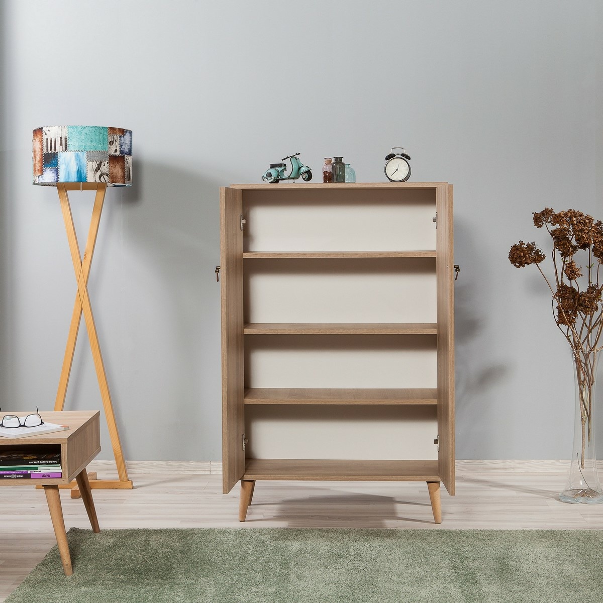 Skrinka Mega Sonoma Oak Stripes I