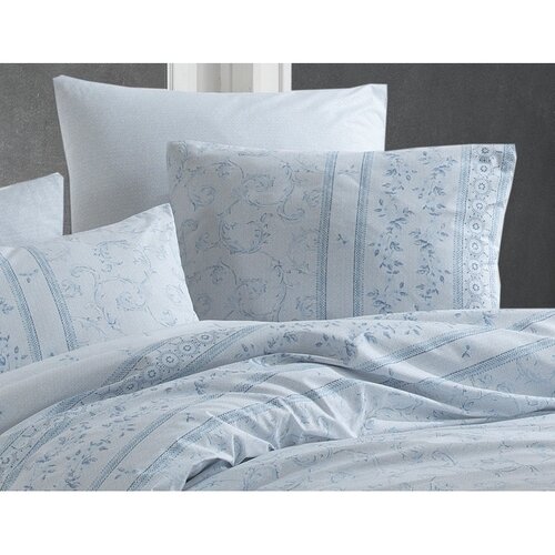 BedTex Bombažno posteljnino Ivy modra, 220 x 200cm, 2x 70 x 90 cm