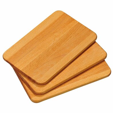 Set de plăci de tăiere Kesper 85003 fag 3 buc, 23x 15 x 1 cm