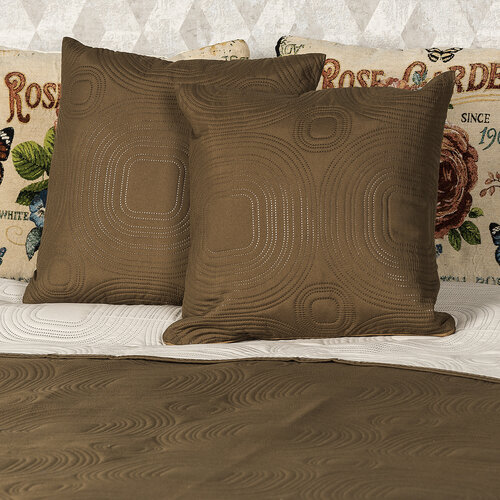 4Home Prekrivalo za posteljo Doubleface temnorjava/ svetlo rjava, 220 x 240 cm, 2x 40 x 40 cm
